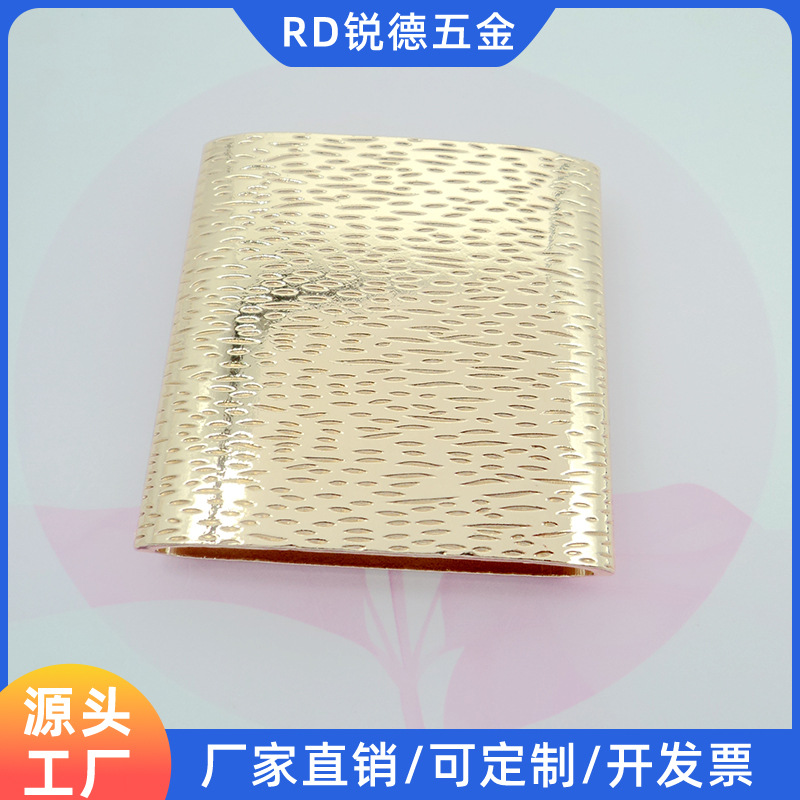 沙发靠枕正方形花纹装饰五金穿带扣抱枕箱包合金花纹饰品大扣50MM