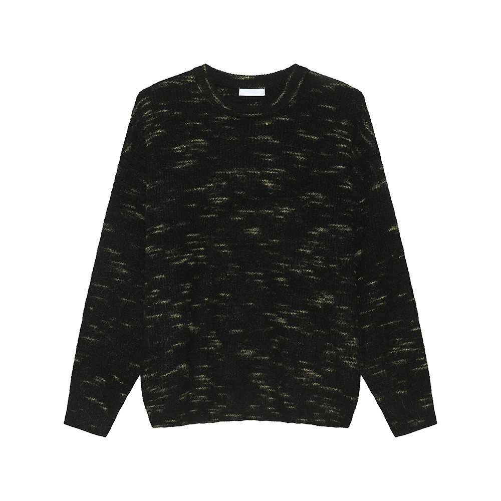 MTLCLOTHES Hombres| Nuevos productos de otoño y invierno, camisetas de peluche de color contrastante, suéter de moda para parejas