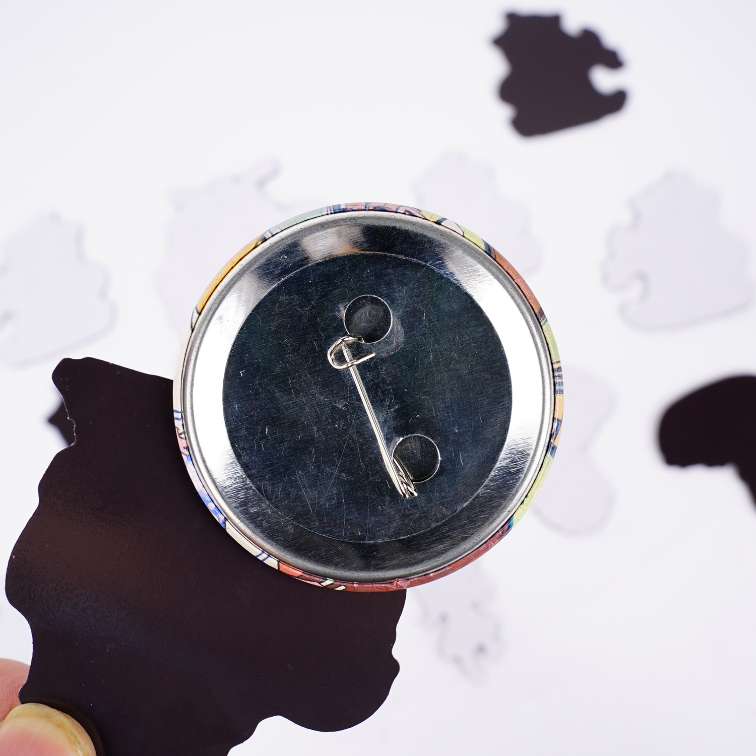 Powerful adhesive magnetic self-adhesive rubber fridge magnet