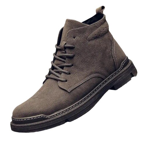 Men's Autumn New Leisure Workwear Boots Trendy Matchable Board Shoes British Style