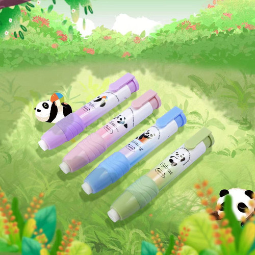 Blueprint press eraser press eraser new primary school student cute eraser automatic pen correction eraser