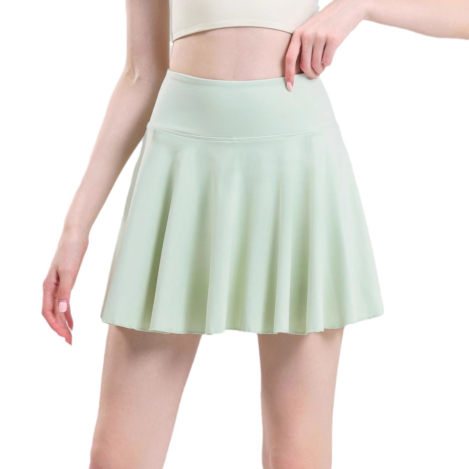 2025 nuevo vestido de tenis blanco hermoso vestido corto deportivo corto