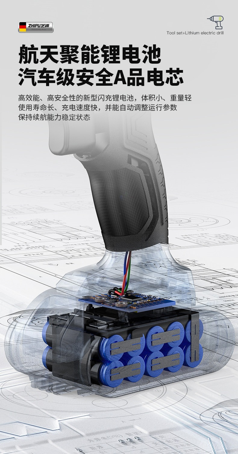 Suitable for tool box sets, household multi-functional hardware, electrician, carpenter, vehicle maintenance, electric drill, electric tool box