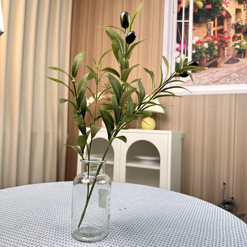 シミュレーション緑植単枝束ブラジル木楡樹葉室内装飾造景竹葵客間装飾シミュレーション植物|undefined