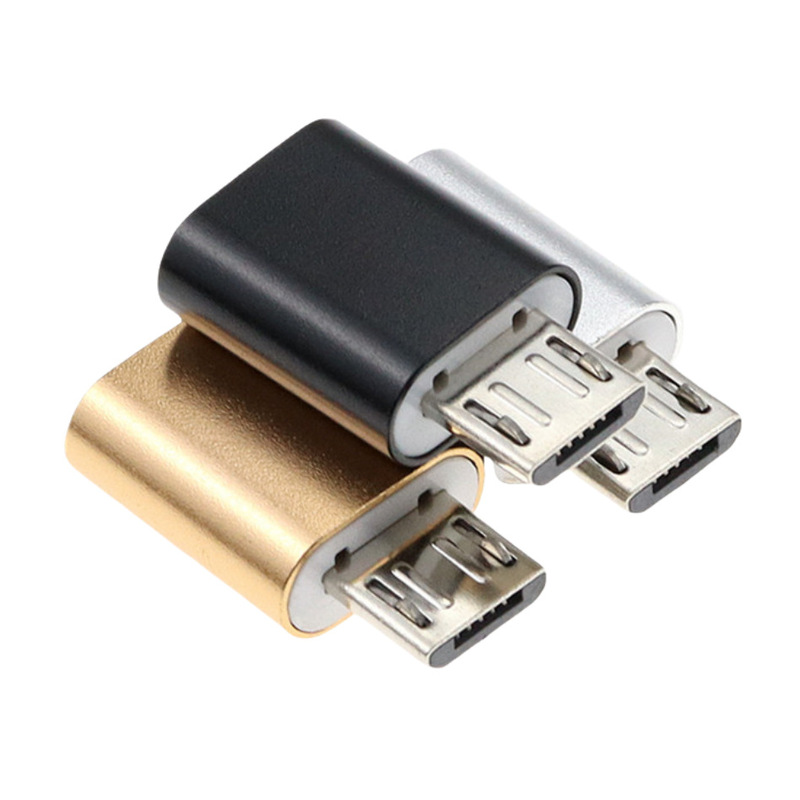 Type c mother to micro metal aluminum alloy mobile phone charging data adapter v8 converter adapter Type c mother to micro metal aluminum alloy mobile phone charging data adapter v8 converter adapter