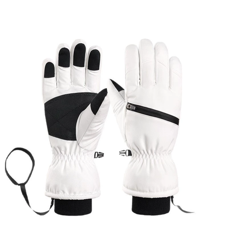 Keep warm gloves, warm waterproof ski men's set