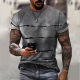 AliExpress foreign trade Men's Fashion 3D printing fashion trendy short-sleeved T-shirt European and American summer cross-border men's clothing