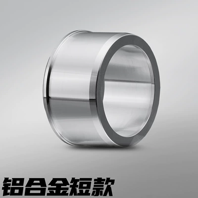 Motorcycle Modified Exhaust Pipe Adapter 60mm to 51mm Conversion Interface Converter Exhaust Modification Accessories Universal (Motorcycle exhaust pipe) - aluminum-alloy-short-version-60mm-to-51mm