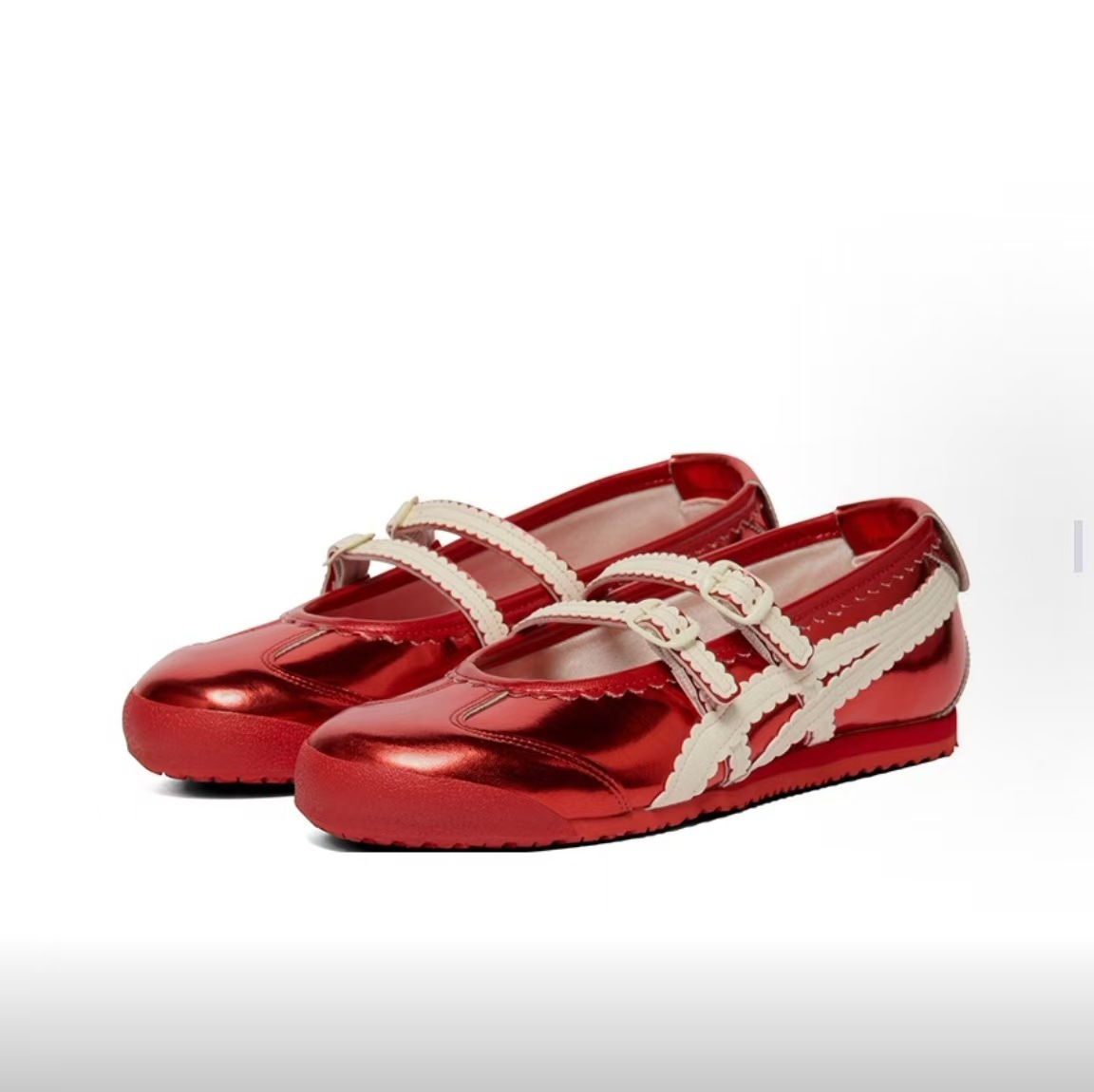 莆田 グリコ【PATOU ジョイントシリーズ】TGRS ワンラインバレエシューズ メリージェーンシューズ カジュアルシューズ