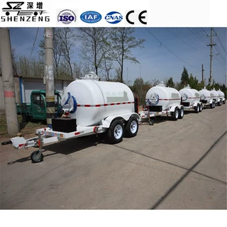 3000L罐拖车 水罐拖车 园林洒水拖车 小型罐拖车 沼渣沼液小拖车
