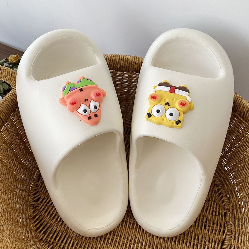 EVA 빵 슬리퍼 하이바오-화이트