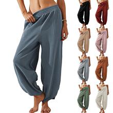 P 40424 Wide Leg Pocket Womens Casual Pants ���ڴ�Ůʿ������