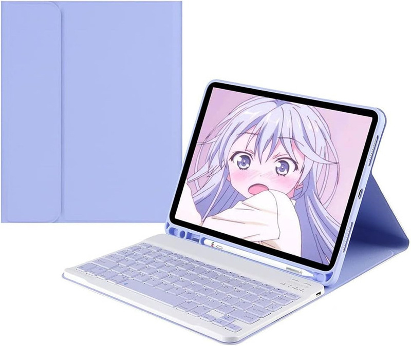 For Samsung Tab A8 10.5 x 200 Bluetooth keyboard P610 protective cover S8 X700 silicone candy