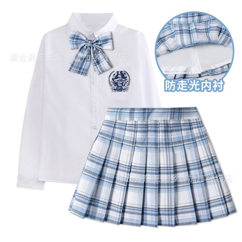 Skirt, long-sleeve, sleeves, set