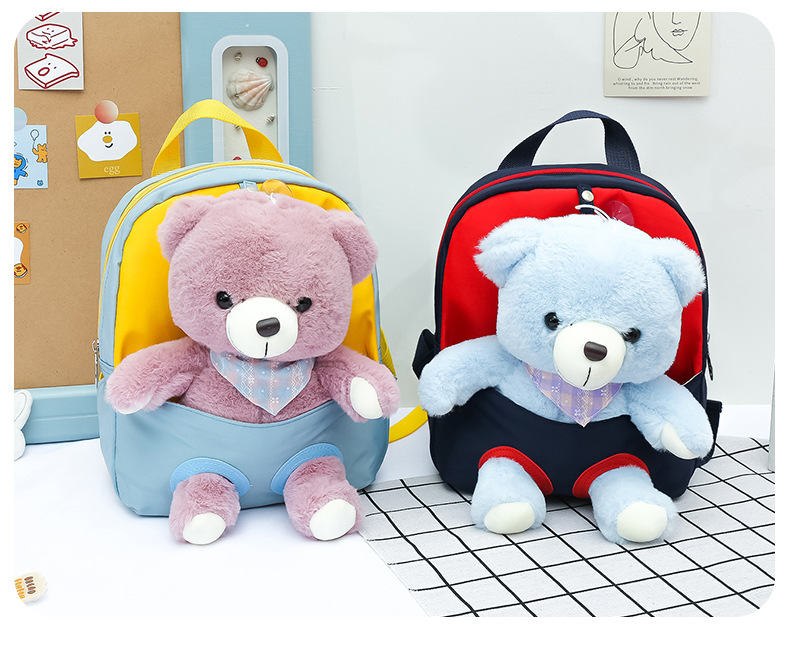 Little Bear School School Backpack display picture 3