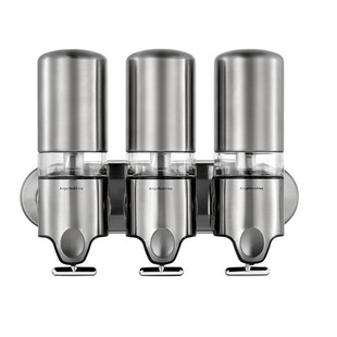Hotel bathroom stainless steel non-perforated wall-mounted wall-mounted shower gel box for soap dispenser hand sanitizer press bottle