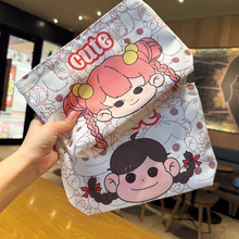 韩版ins卡通拉链洗漱包新款大容量护肤品收纳厂家批发便携收纳包