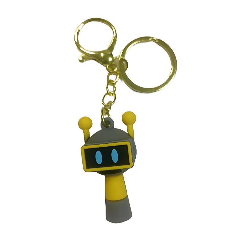 クロスボーダーリズムボックスキーホルダーゲームフィギュア人形装飾品バッグペンダント 3D ソフトプラスチックブラインドボックス人形卸売|undefined