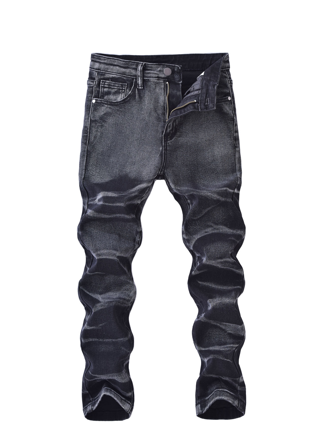 Rippade jeans för pojkar vardagsbyxor barnmode_voghion.com
