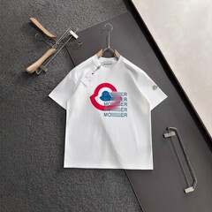 M Mengjia 2025 ファッションビッグブランドトレンディな多用途男性と女性のカジュアルラウンドネック Tシャツカップル通気性トレンディなブランド半袖