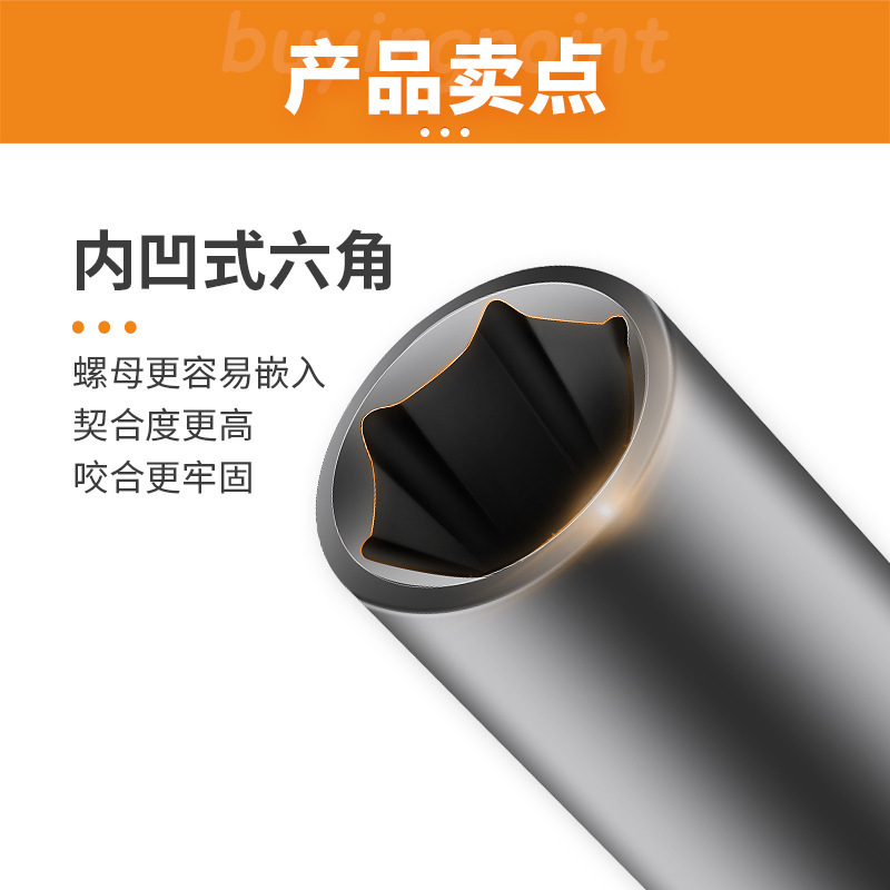 8mm延長深穴ドリル、電動ドリル用深穴ドリル、ナットレンチ、六角ネジドリル|undefined