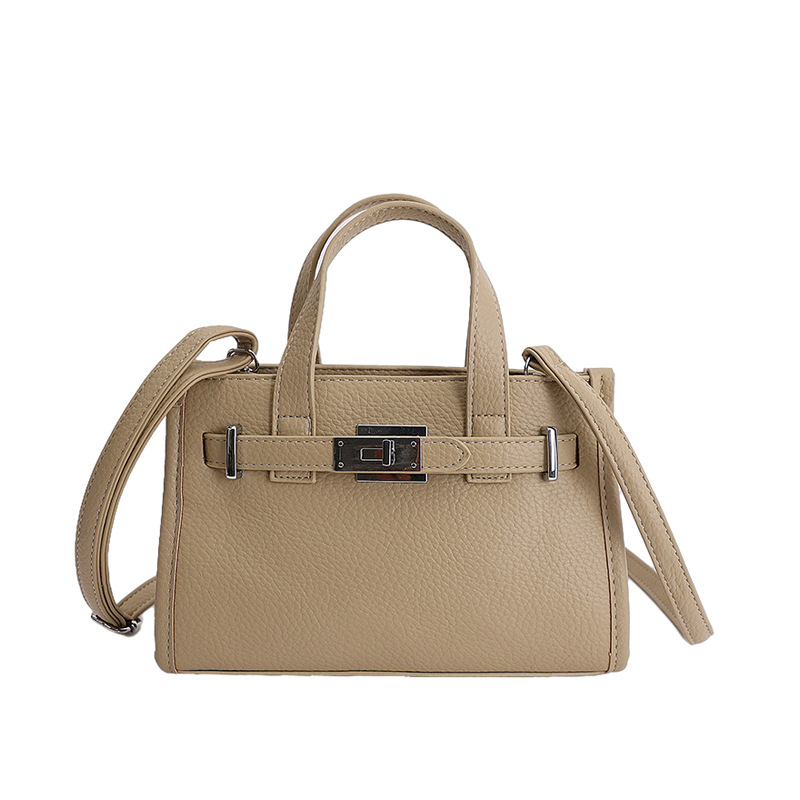 Bolso para mujeres 2026 venta transfronteriza caliente nuevo lichi estampado bolso de mano alta textura lujosa mochila de hombro
