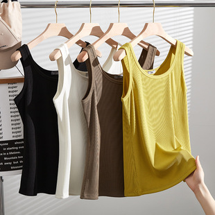 Wide shoulder strap accessory milk inside vest fat MM large size women's 250kg super fat super large base coat women S5183