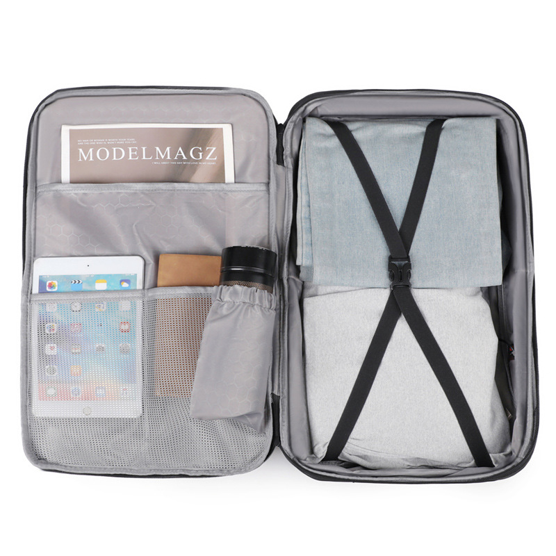 Mochila transfronteriza para hombres Mochila multifuncional portátil expandible Mochila de viaje al aire libre Mochila Mochila Mochila