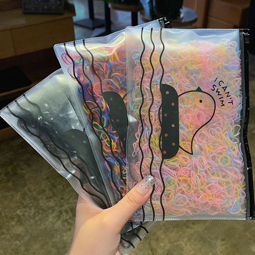 Children's hair accessories disposable small rubber band baby hair tie headband girls black non-hurt hair band hair band