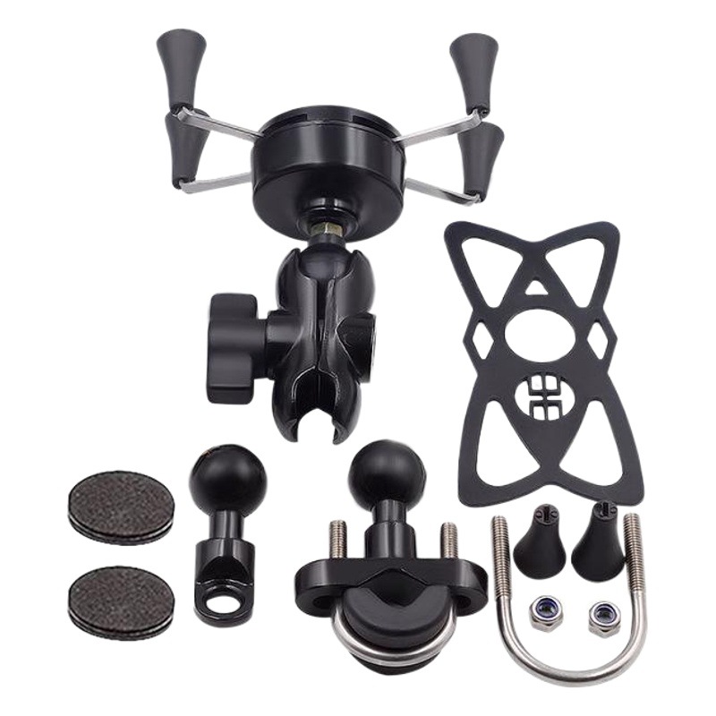 Soporte de teléfono móvil del coche de la motocicleta accesorios de bicicleta de coche eléctrico modificado soporte de base de aleación de aluminio