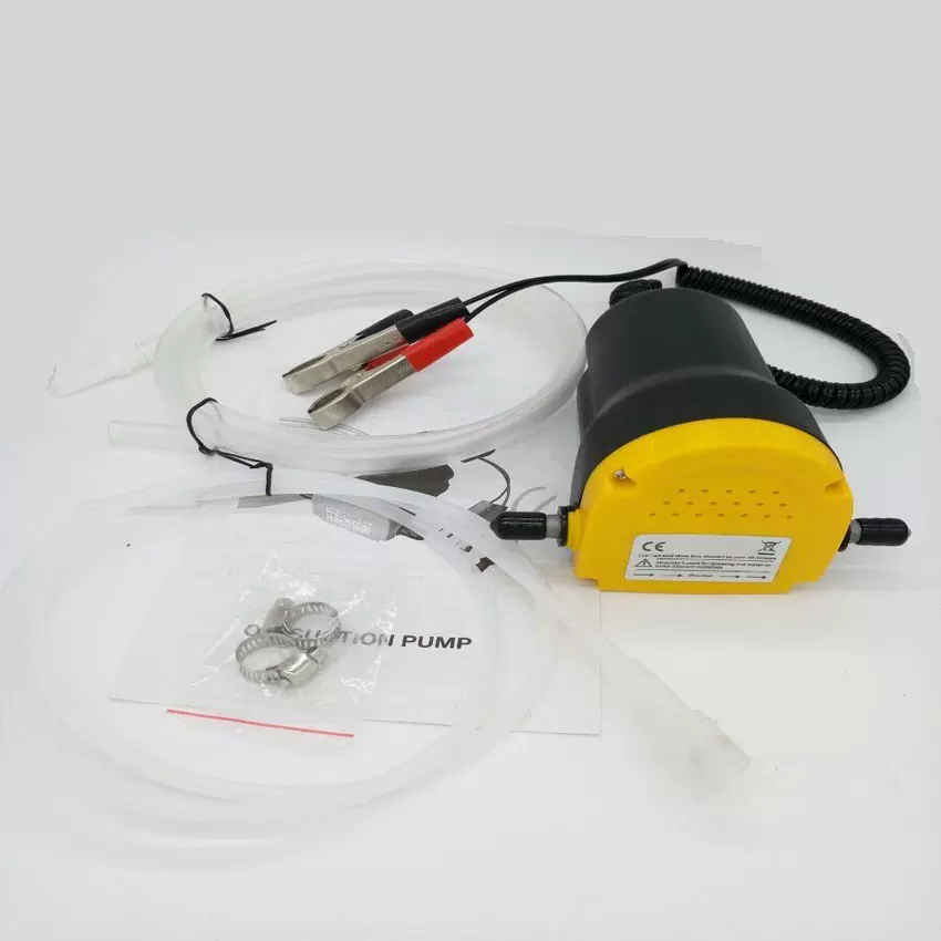 厂家促销12v/24V60W 5A微型塑料齿轮泵抽柴油机油液压油电动油泵