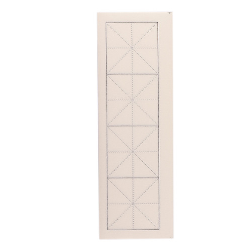 Xuan paper four-grid square 7.5cm 9cm raw Xuan half-cooked beginner practice teaching calligraphy brush copy book