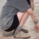 包头半拖鞋女2025秋冬新款牛皮复古穆勒鞋平底休闲真皮丑萌勃肯鞋