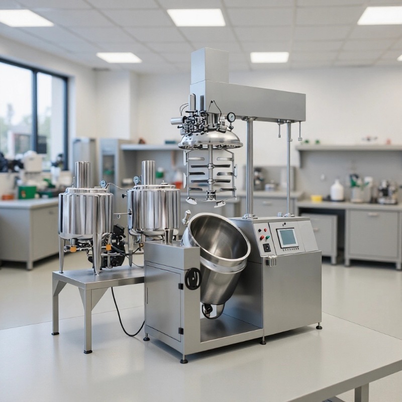 50L真空乳化机 100L真空均质乳化机 小试中试型真空搅拌乳化机