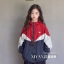新款春秋连帽小女孩夹克衫