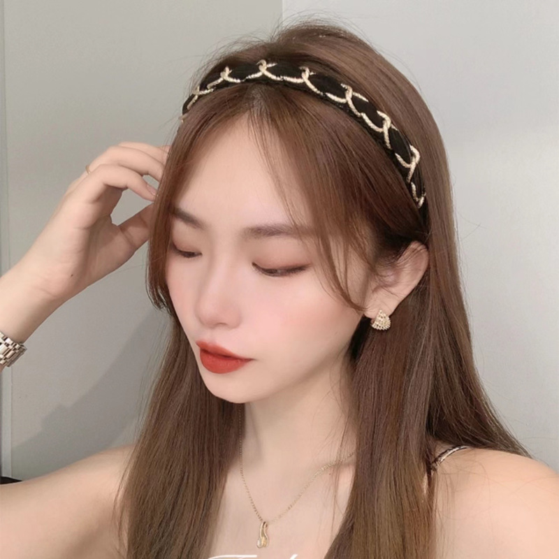 新しいレトロなヘッドバンド、夏のハイエンドヘッドバンド、女性の洗顔ヘアピン、多用途のヘッドバンド、ヘアアクセサリー、義烏ジュエリー卸売|undefined