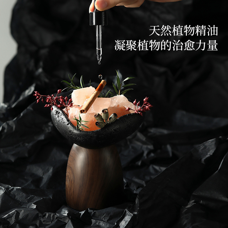 雅风栖于山野无火香薰高档礼盒精油天然水晶石摆件高级香氛批发|undefined