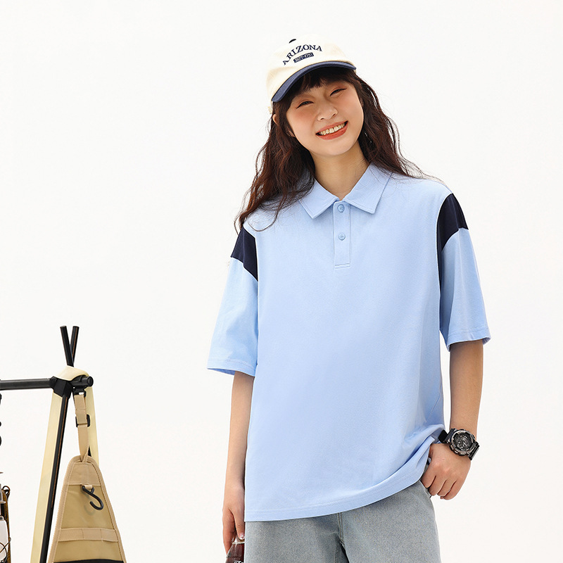 Retro cotton summer trend polo