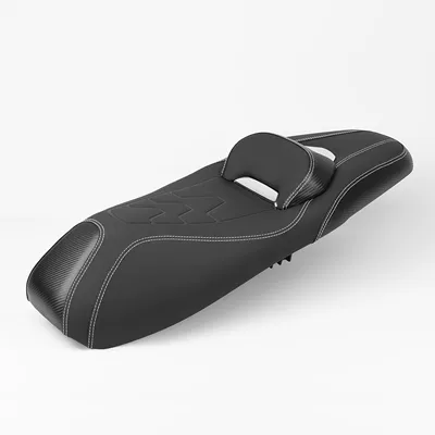 Motorcycle Seat Cushion New Seat Bag Suitable for Honda Pcx160 Modified Seat Cushion with Comfortable Backrest Cushion Seat Bag (Motorcycle cushion) - pcx-wordless-white-line-model-black