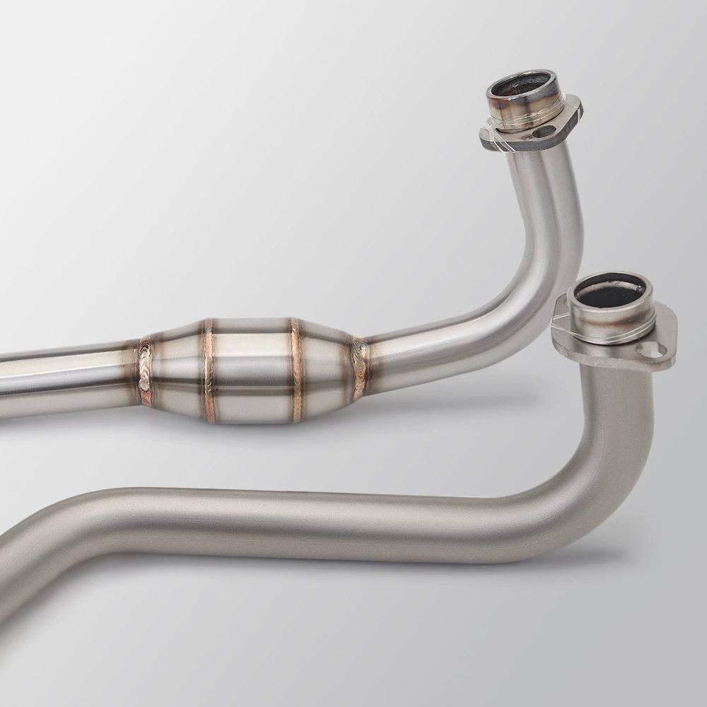 Motorcycle Monkey MSX125 horizontal front exhaust pipe with pressure drum 2012-2020 non-destructive installation