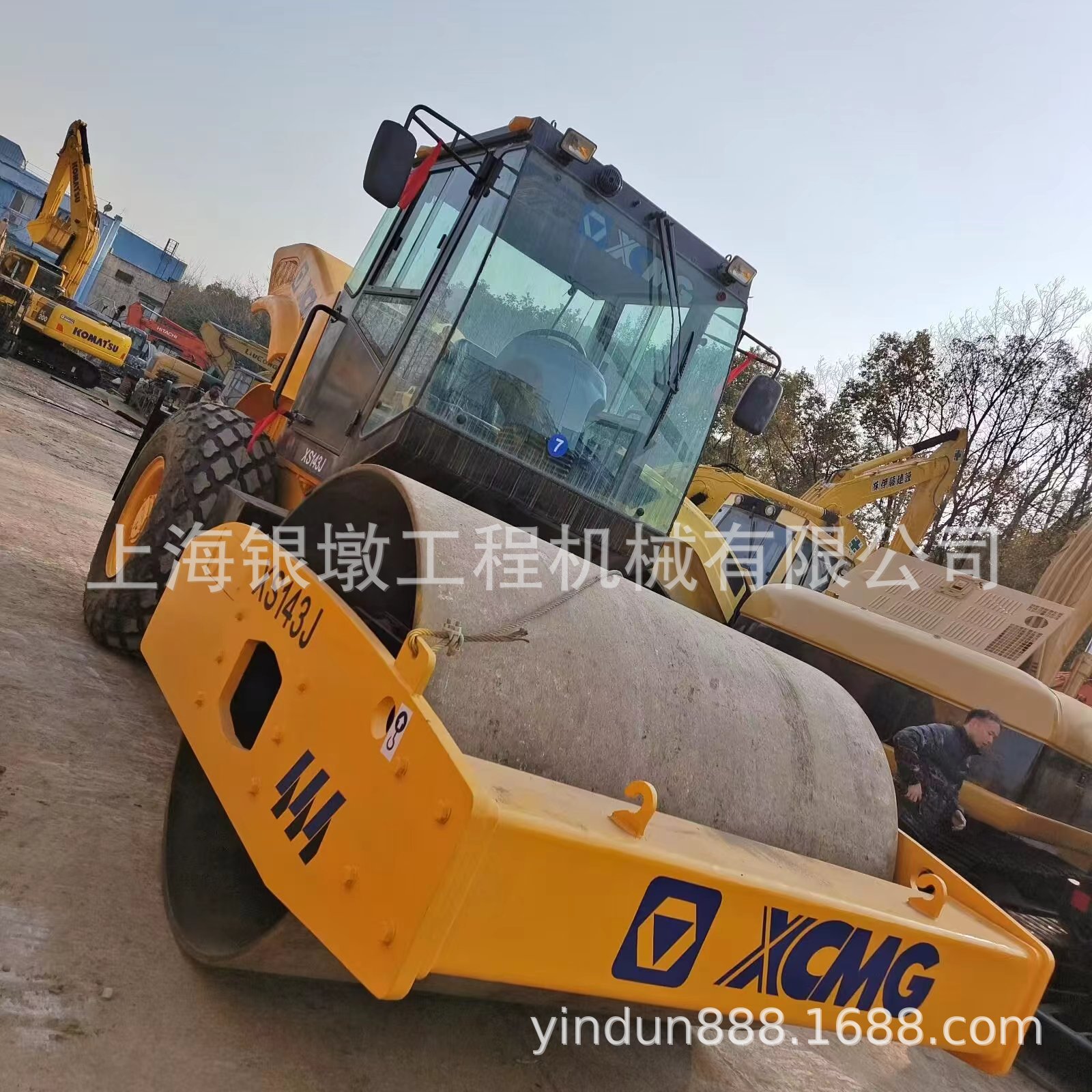 压路机14吨18吨20吨22吨徐工路面机械压路机外贸出口