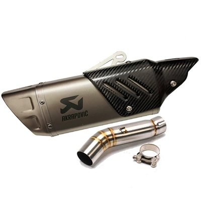 Motorcycle exhaust pipe — section tail throat tail section - l