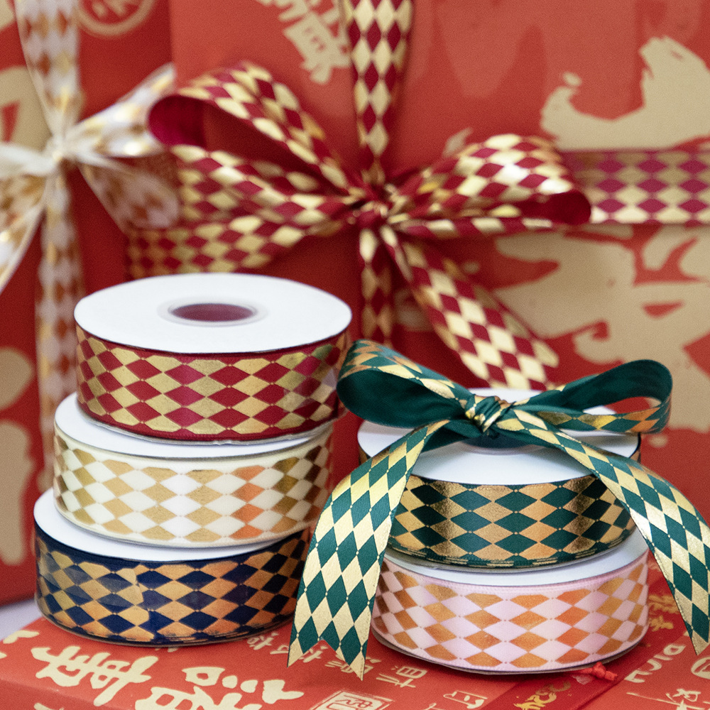 Amante de cumpleaños de alta apariencia Caja de regalo de día de la madre Embalaje Cinta de regalo Cinta de cinta de 2,5 cm
