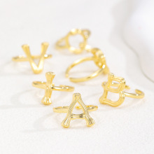 �羳���u26Ӣ����ĸ������ָ18K�������{���_��ָ�h���Խ�ָ