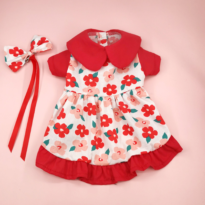 Sweet Cotton Flower Pet Clothing display picture 1