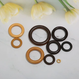 定制 木圈木环吊环木质圆环手提包配件DIY手工服装辅料包包饰品