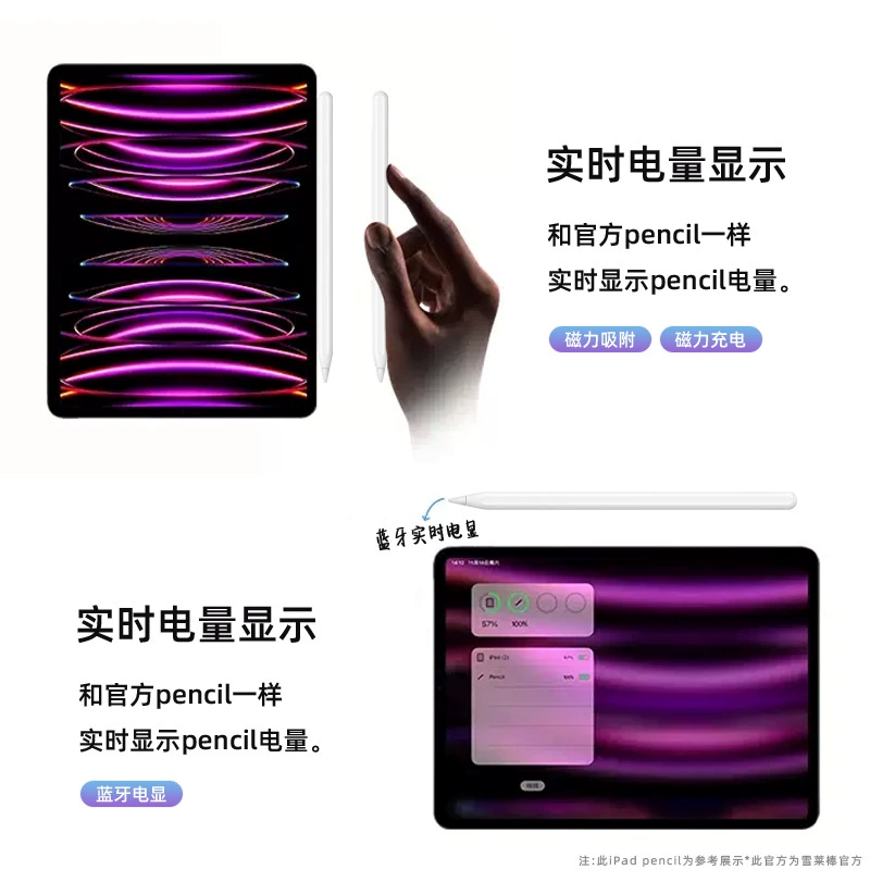 Apple Pencil, перо для handwritten, подходит к iPad, магнитное всасывание, совместимый с сенсорным экраном, настройка
