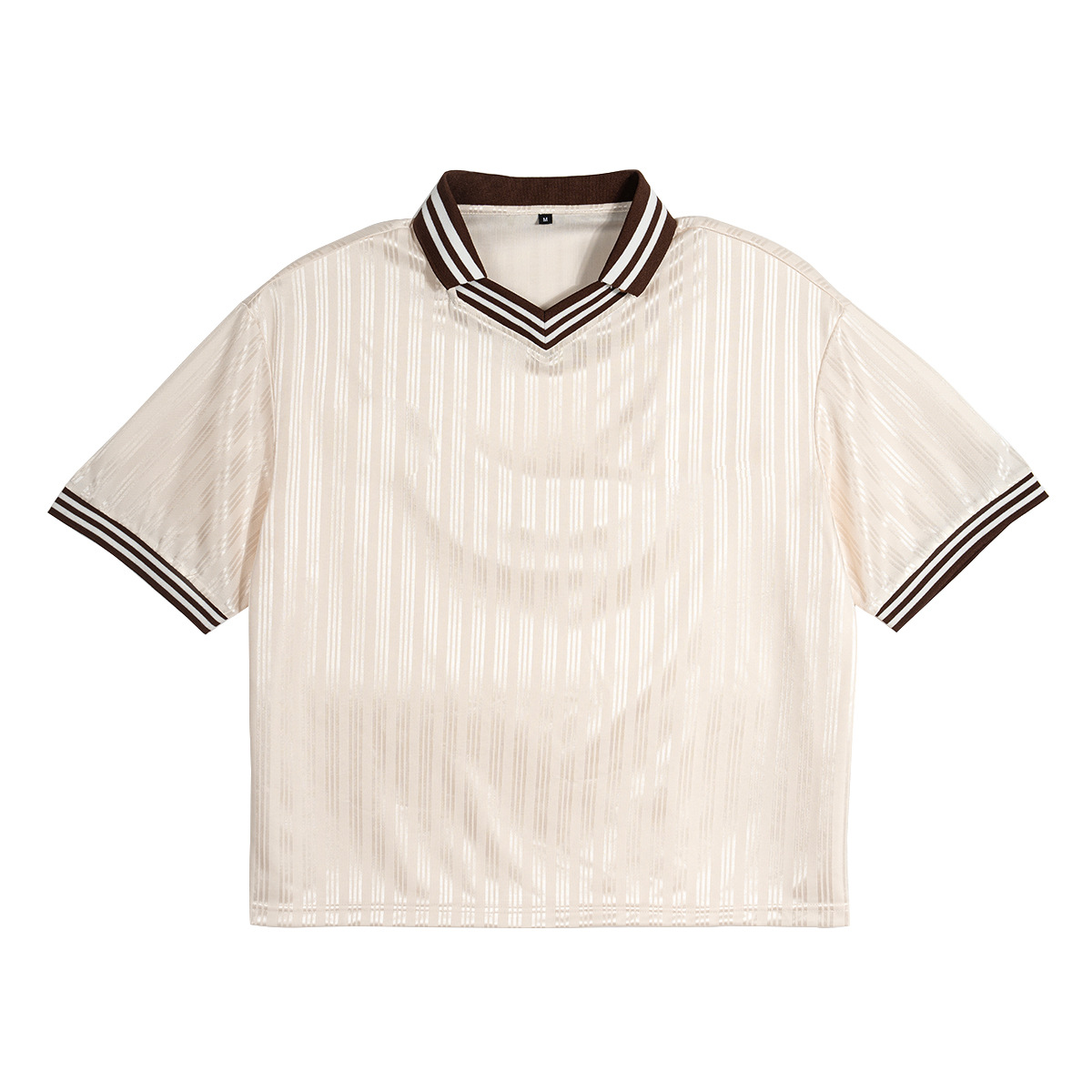 ETAI ropa de moda de verano para hombres polo camiseta de color contrastante camiseta ancha juvenil deportes casuales mangas cortas