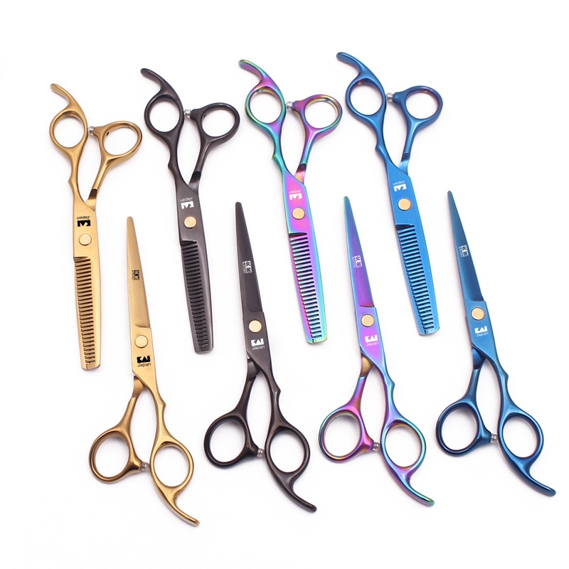 Hair Cutting Shears 5.5" 6.0" Barber Shears Straight Shears Tooth Shears Eyebrow Shears Thinning Shears Color 4 Colors