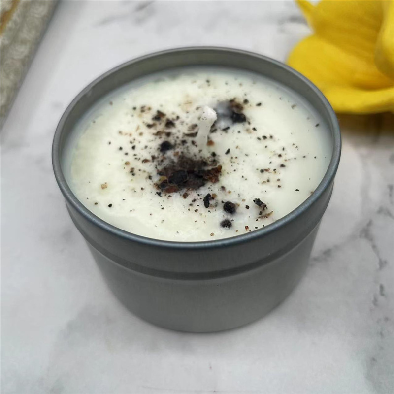 Vela de cera de soja para aromaterapia, salvia, cedro, madera sagrada, rosa, lavanda, purificación interior, lata de aluminio, tabletas de cera para aromaterapia